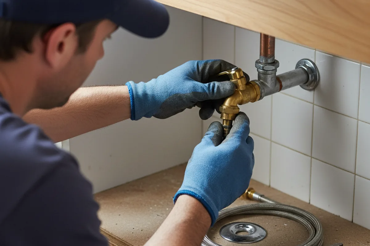 Shutoff valve and fitting work during Emergency Plumbing in Daly City